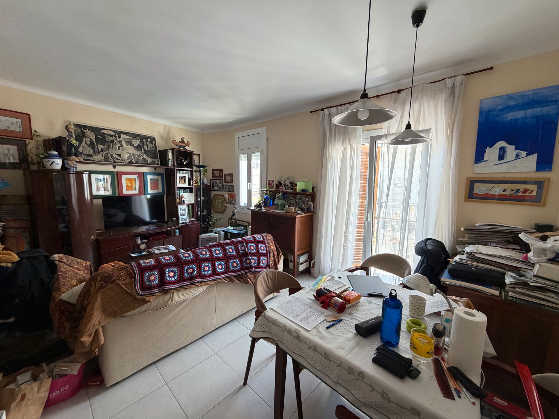 Sala d'estar de Pis en venda en Sitges amb Calefacció, Moblat i Balcó