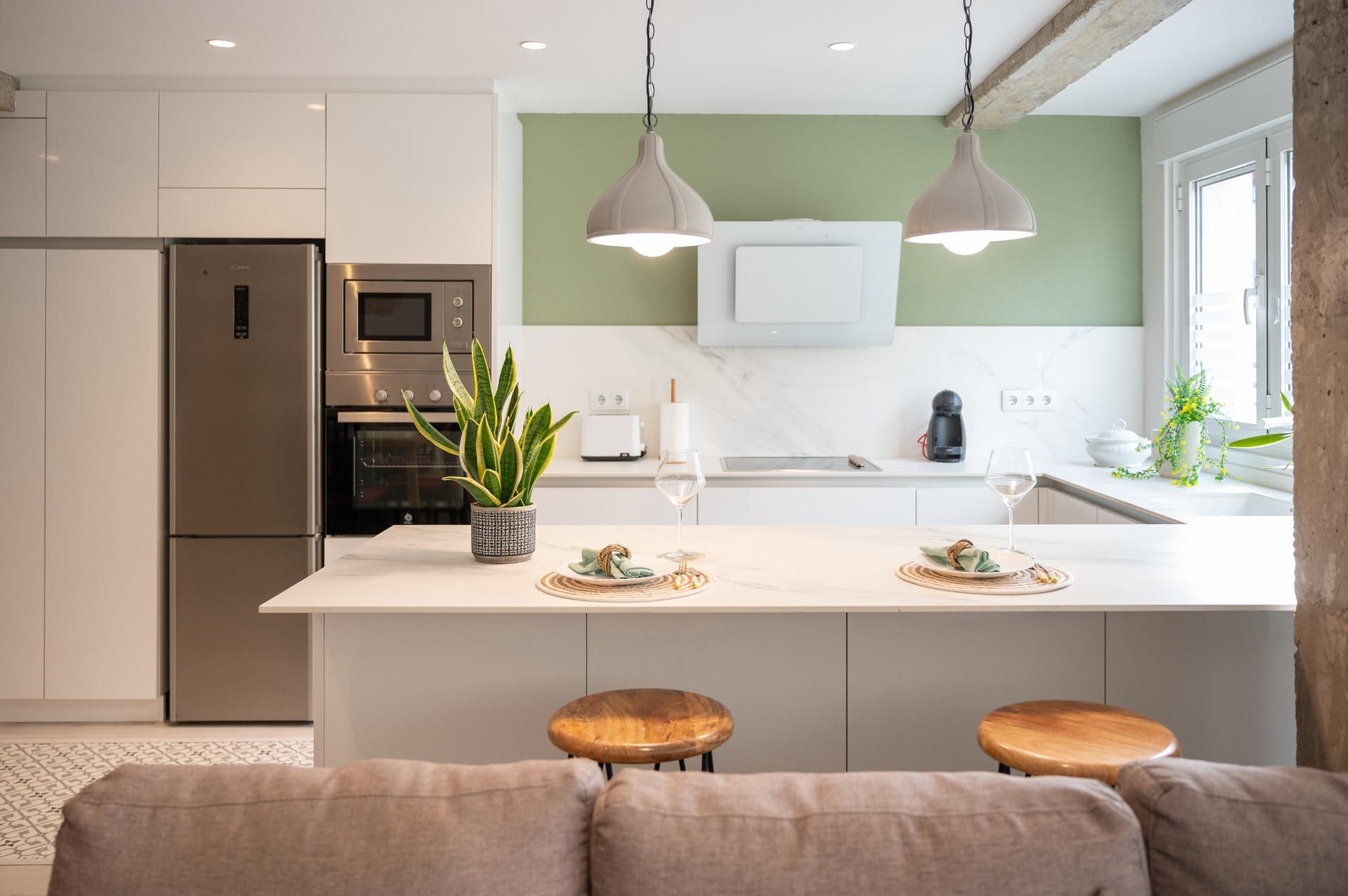 Kitchen of Flat for sale in Avilés  with Heating, Parquet flooring and Balcony
