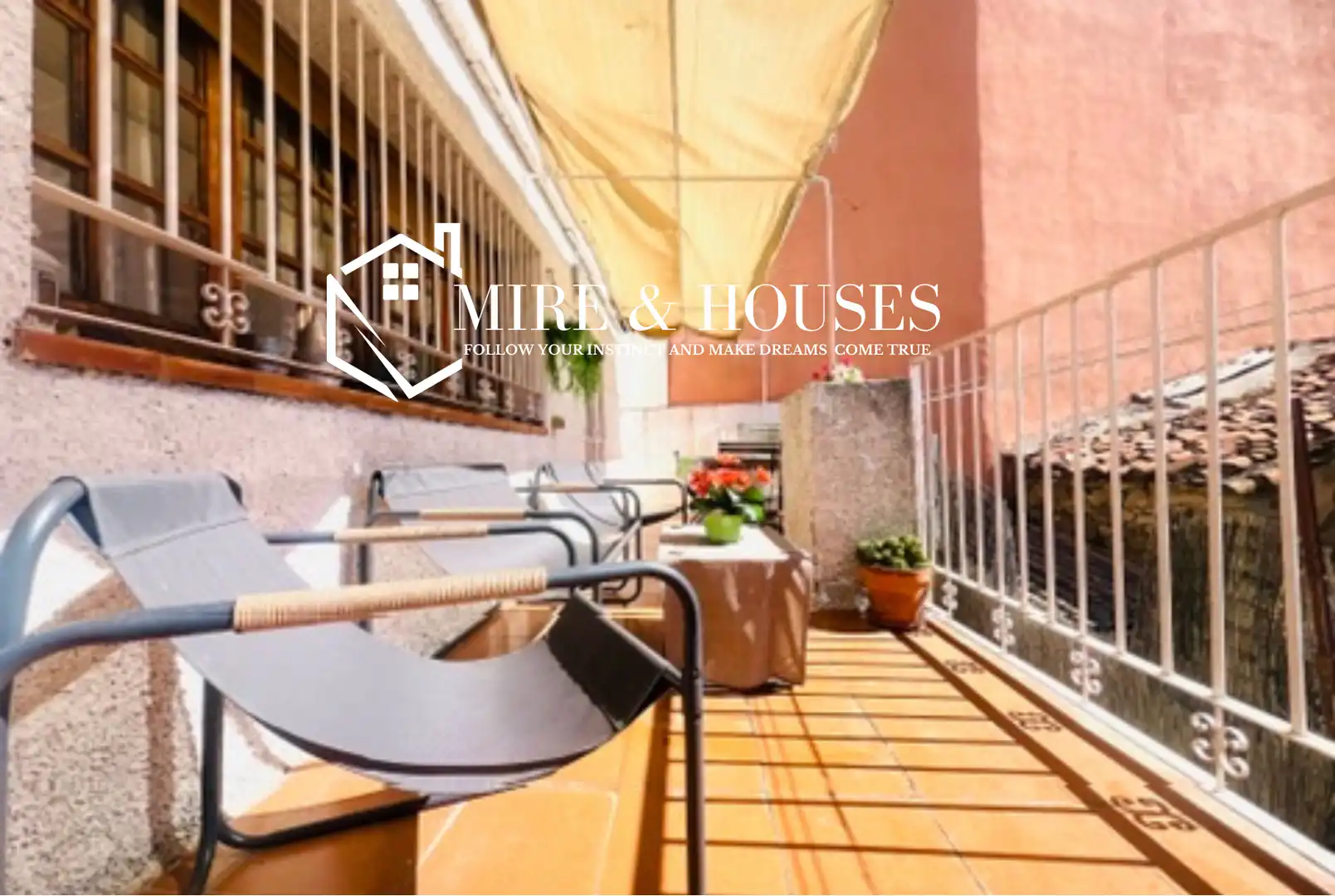 Terraza de Casa adosada en venta en El Molar (Madrid) con Calefacción, Jardín privado y Terraza