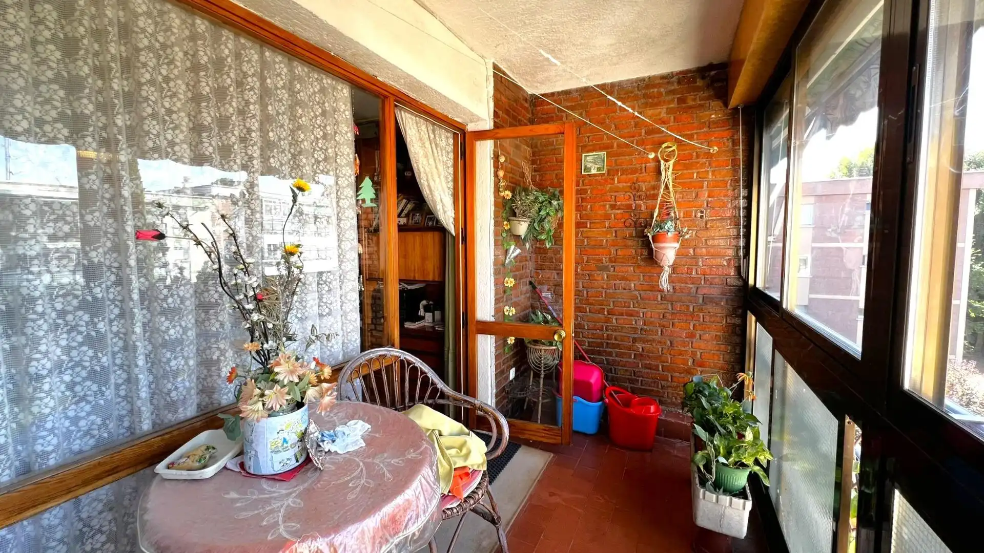Terraza de Piso en venta en Madrid con Calefacción, Jardín privado y Parquet