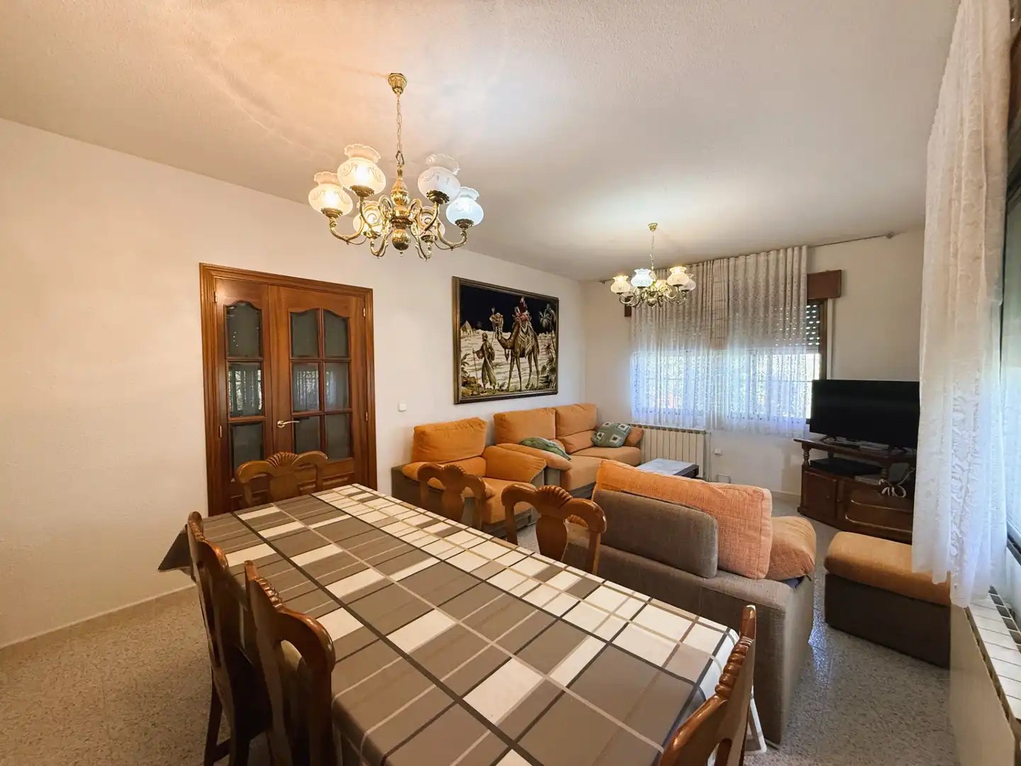 Wohnzimmer von Haus oder Chalet zum Verkauf in Colmenar de Oreja mit Heizung, Privatgarten und Terrasse