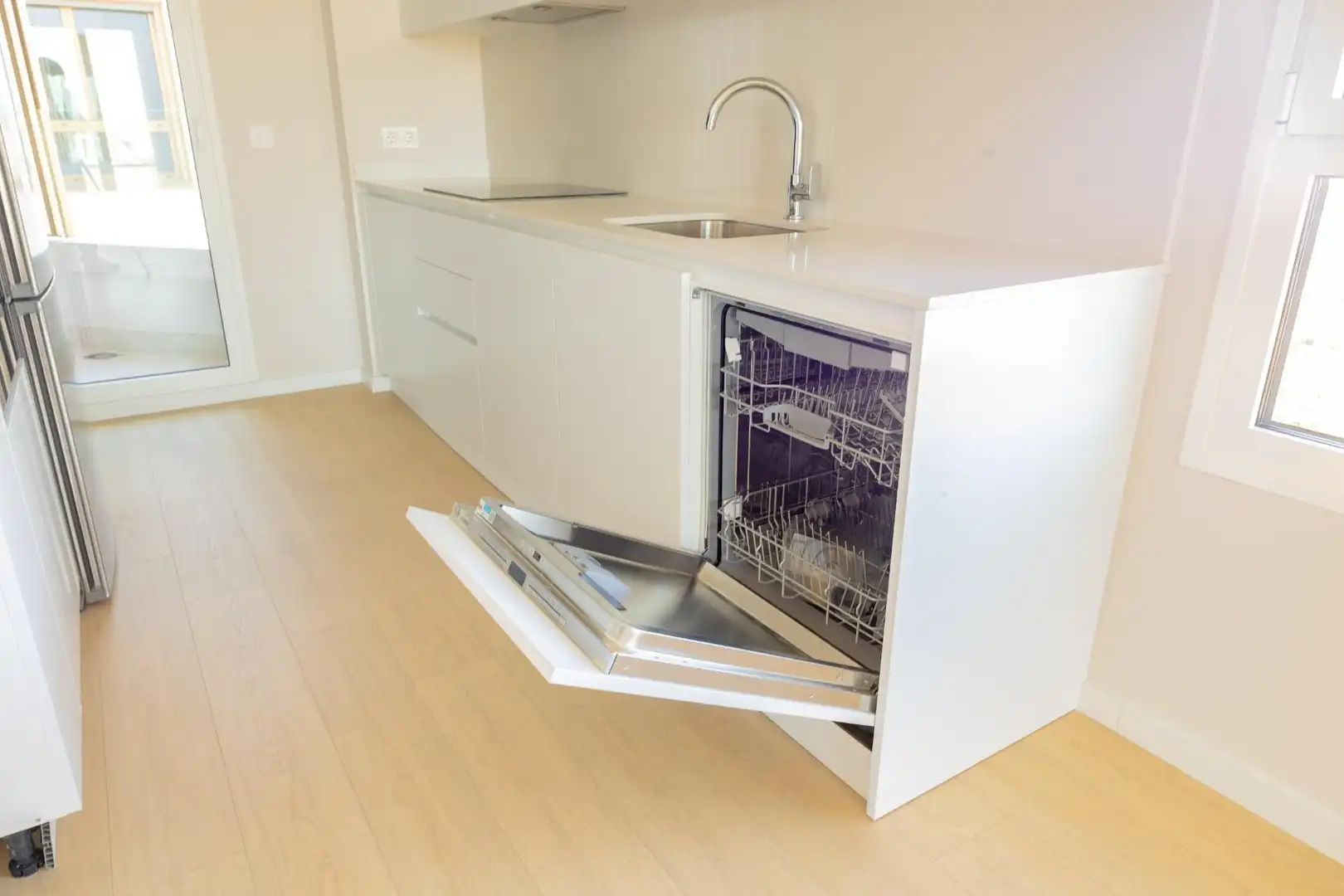 Küche von Wohnung zur Miete in Valencia mit Klimaanlage, Heizung und Privatgarten