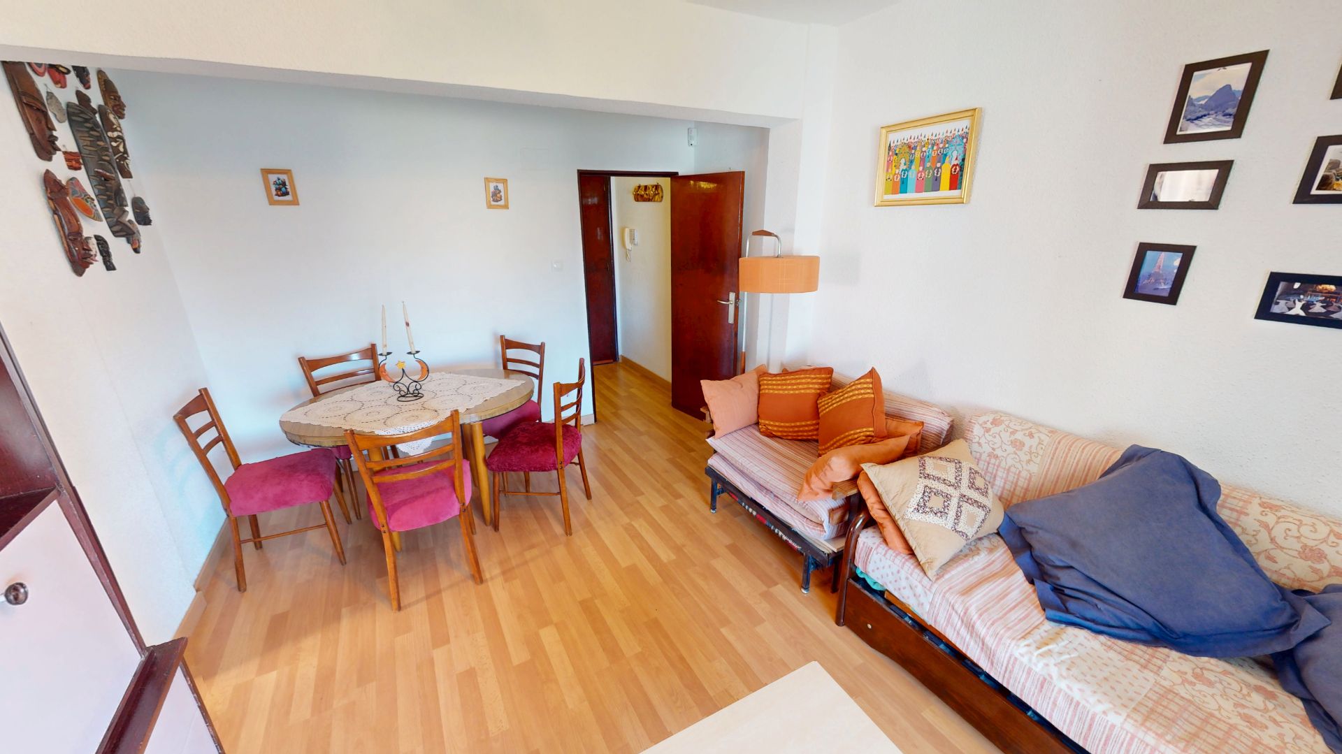 Sala de estar de Piso en venta en Alicante / Alacant con Amueblado y Balcón