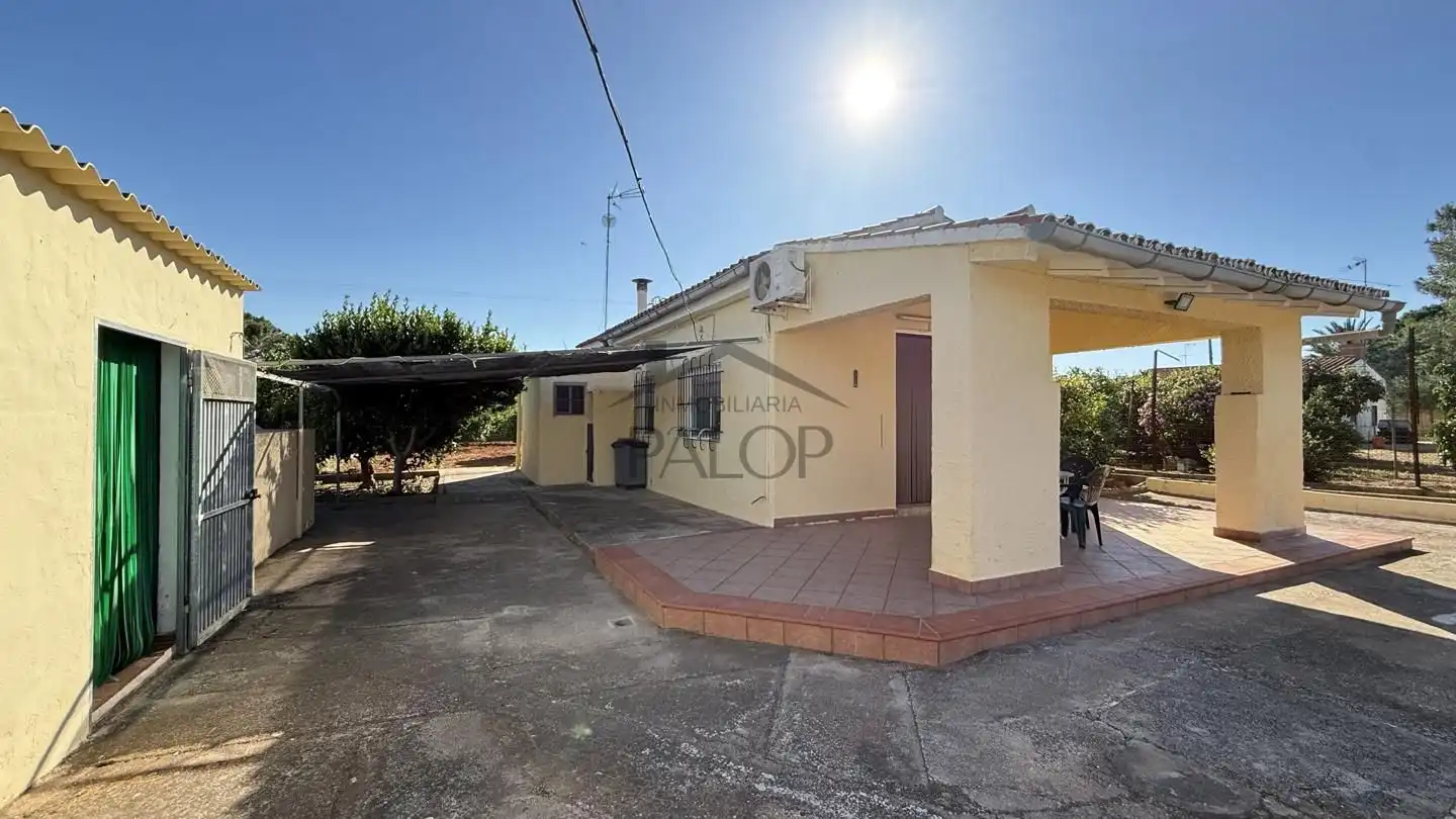 Vista exterior de Finca rústica en venta en Rafelguaraf con Aire acondicionado, Jardín privado y Trastero