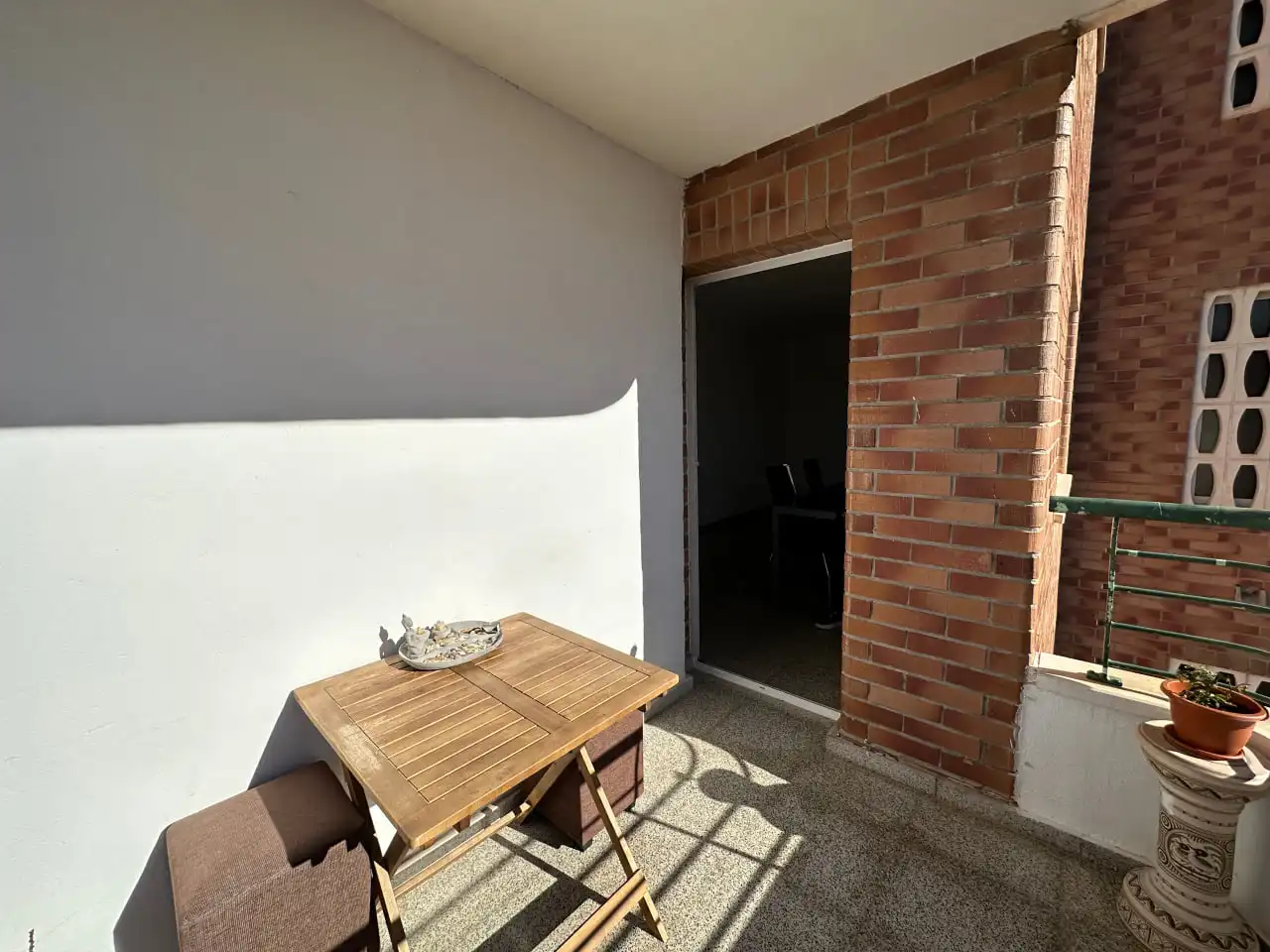 Terrasse von Wohnung zur Miete in Benidorm mit Klimaanlage, Möbliert und Ofen