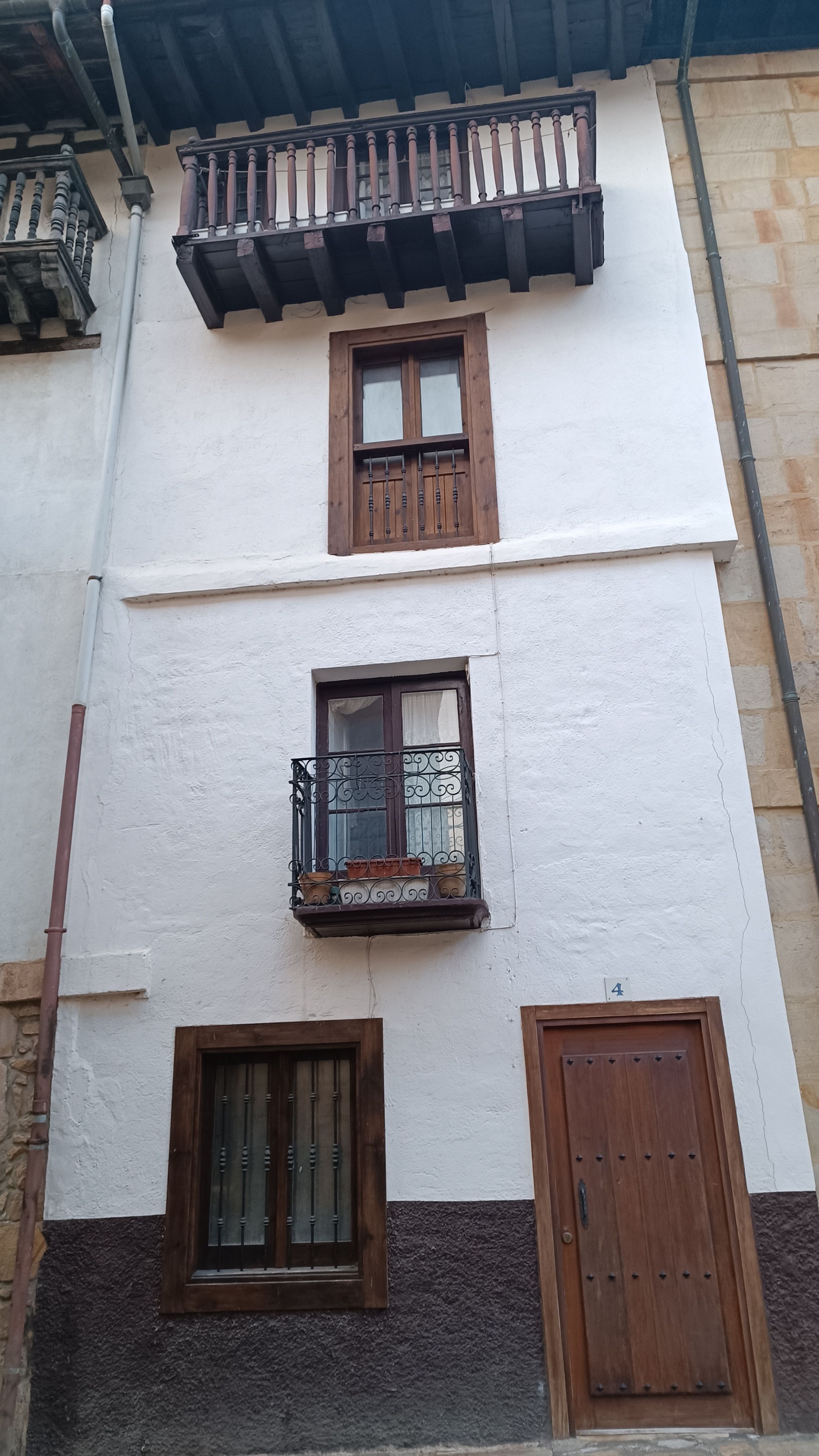 Balcony of Flat for sale in Leintz-Gatzaga  with Furnished, Oven and Washing machine