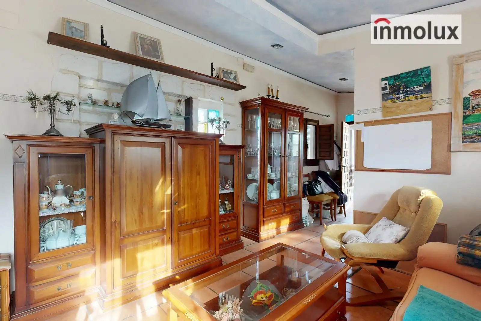 Sala de estar de Casa o chalet en venta en Alicante / Alacant con Terraza