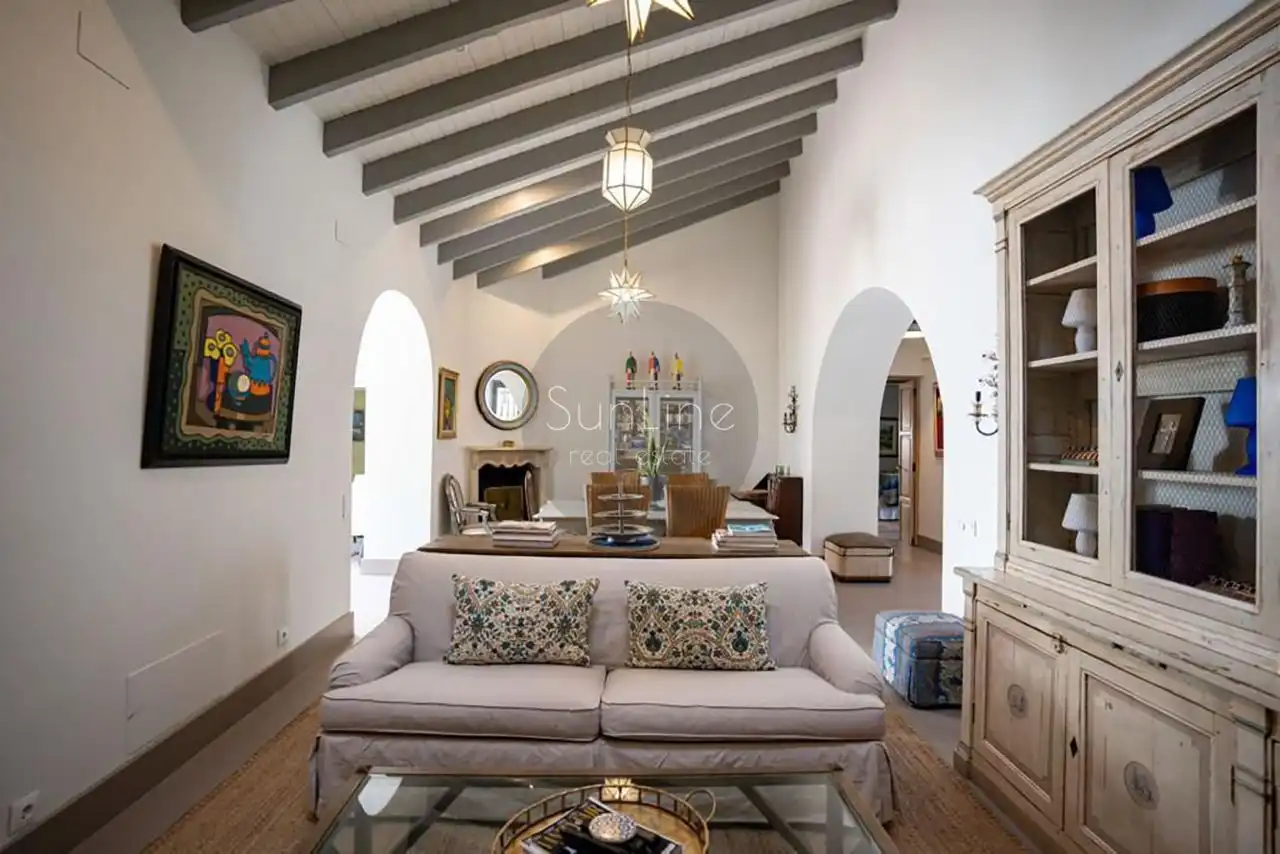 Sala de estar de Casa o chalet de alquiler en Godella con Aire acondicionado, Terraza y Amueblado