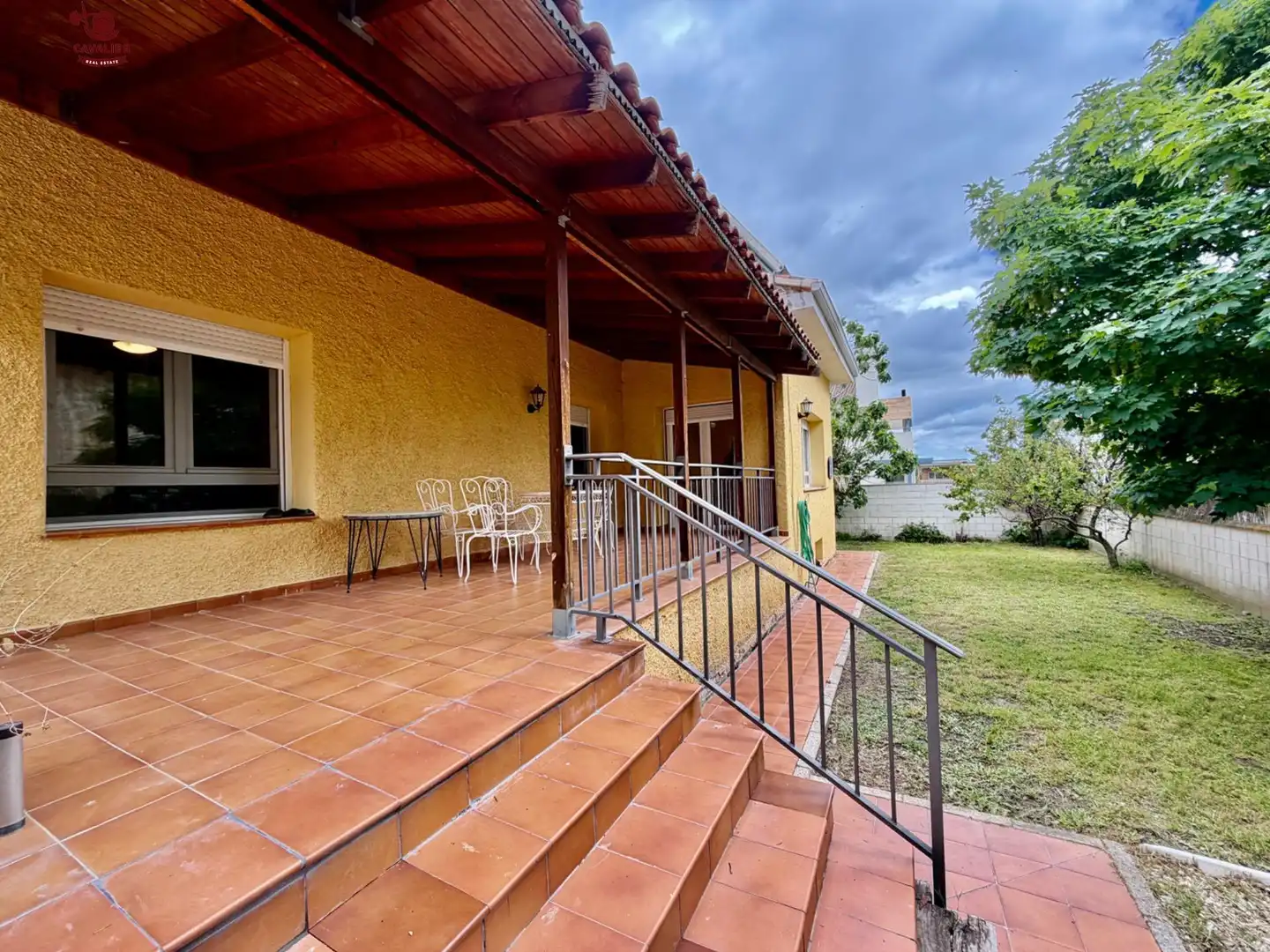 Terraza de Casa o chalet en venta en Guadarrama con Calefacción, Jardín privado y Terraza