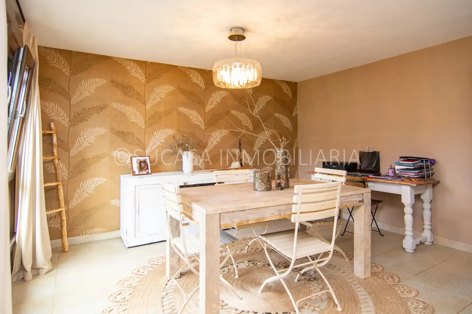 Esszimmer von Haus oder Chalet zur Miete in Abegondo mit Heizung, Privatgarten und Parkett