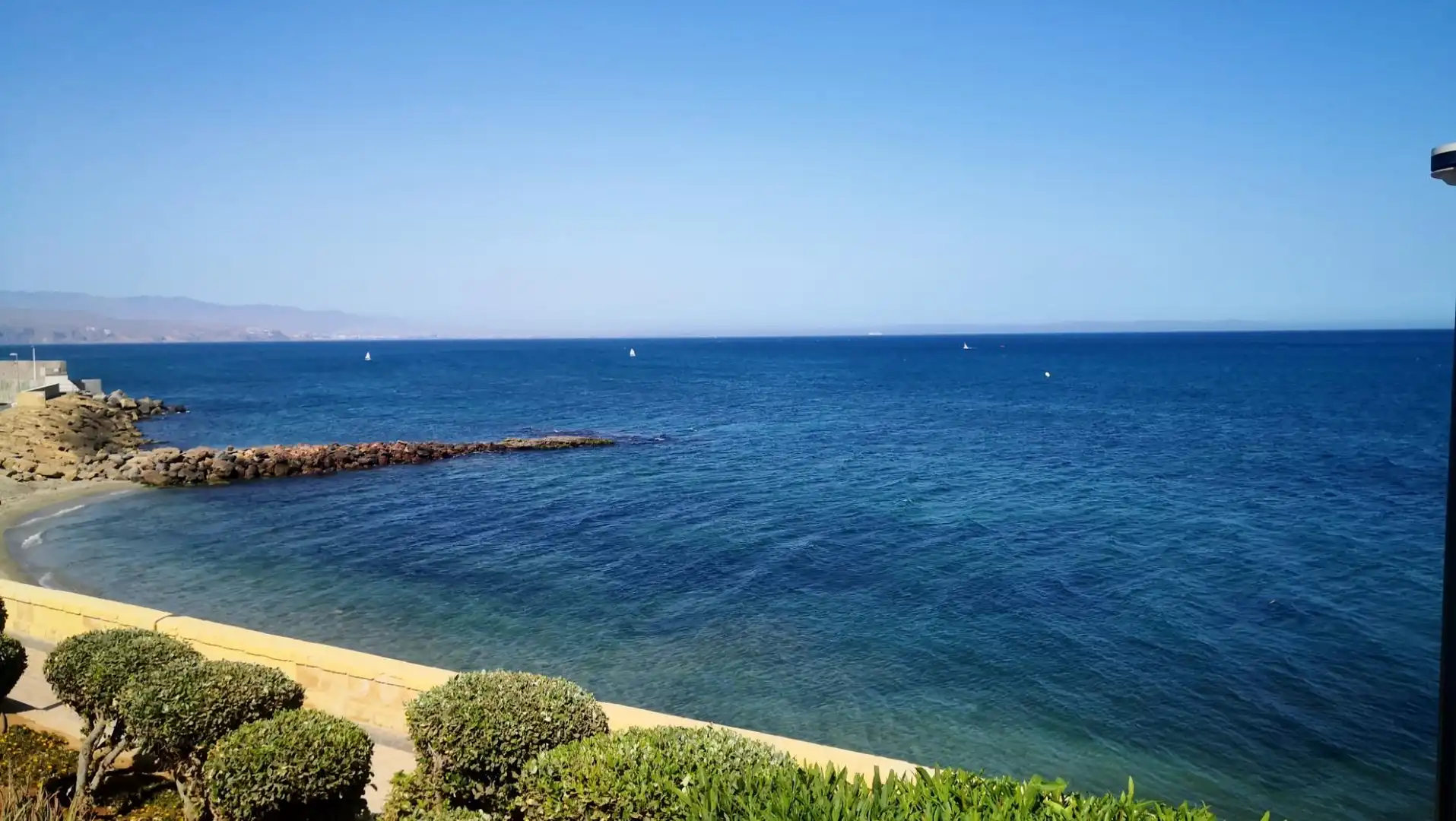 Garden of Flat for sale in Roquetas de Mar  with Air Conditioner, Furnished and Community pool
