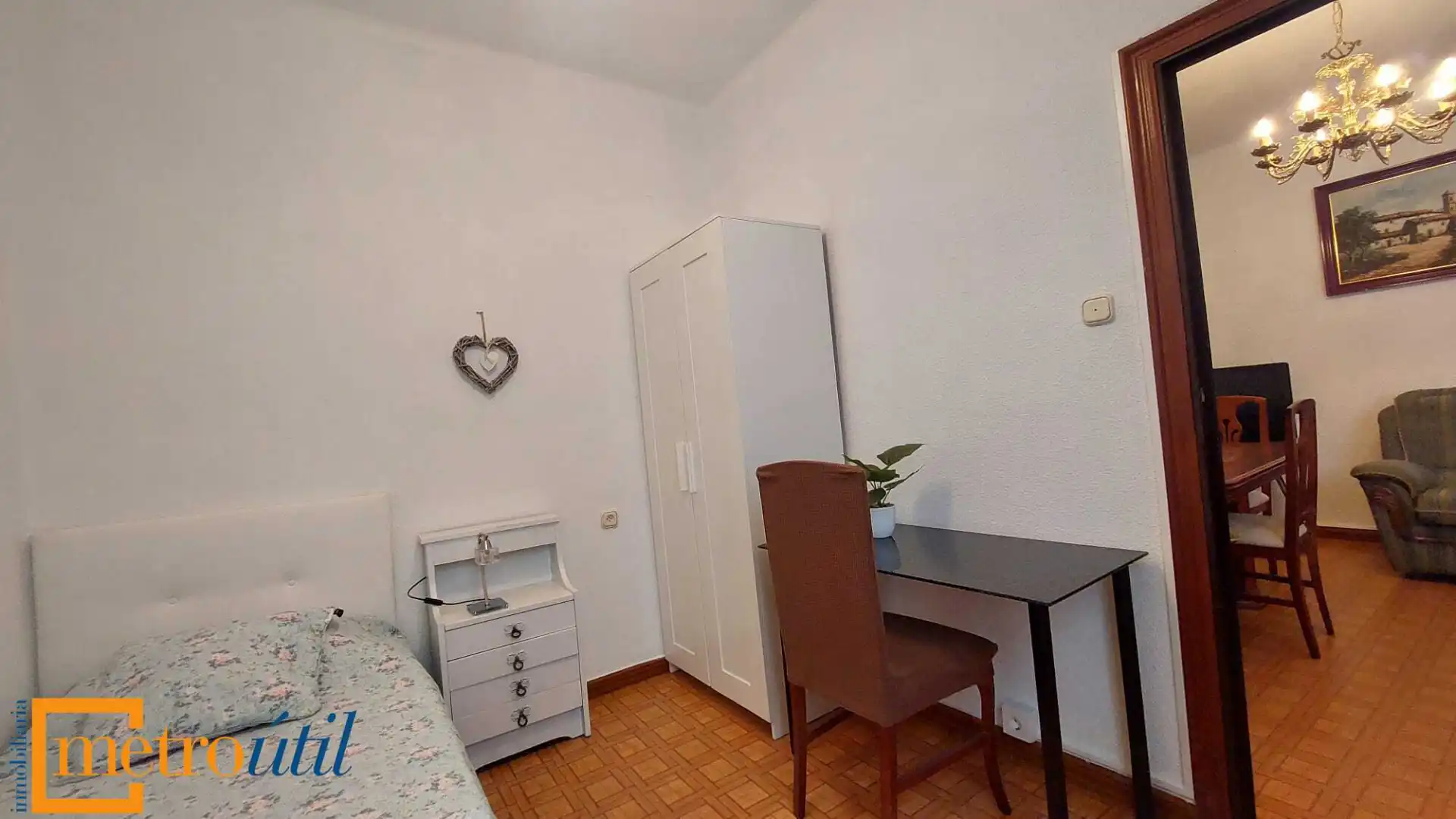 Bedroom of Flat for rent in Salamanca  with Heating and Furnished