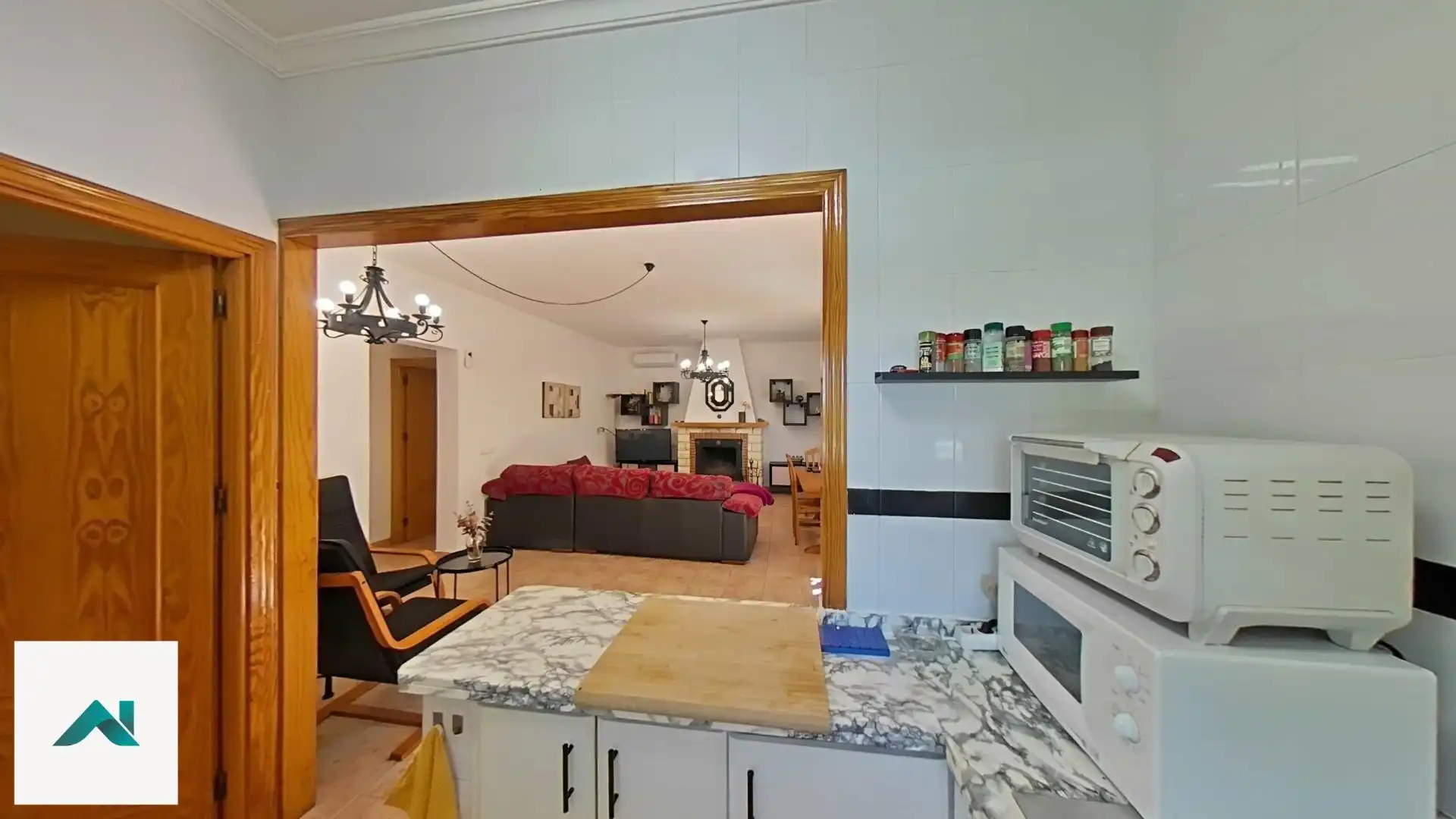 Küche von Country house zum Verkauf in Isla Cristina mit Klimaanlage, Heizung und Privatgarten