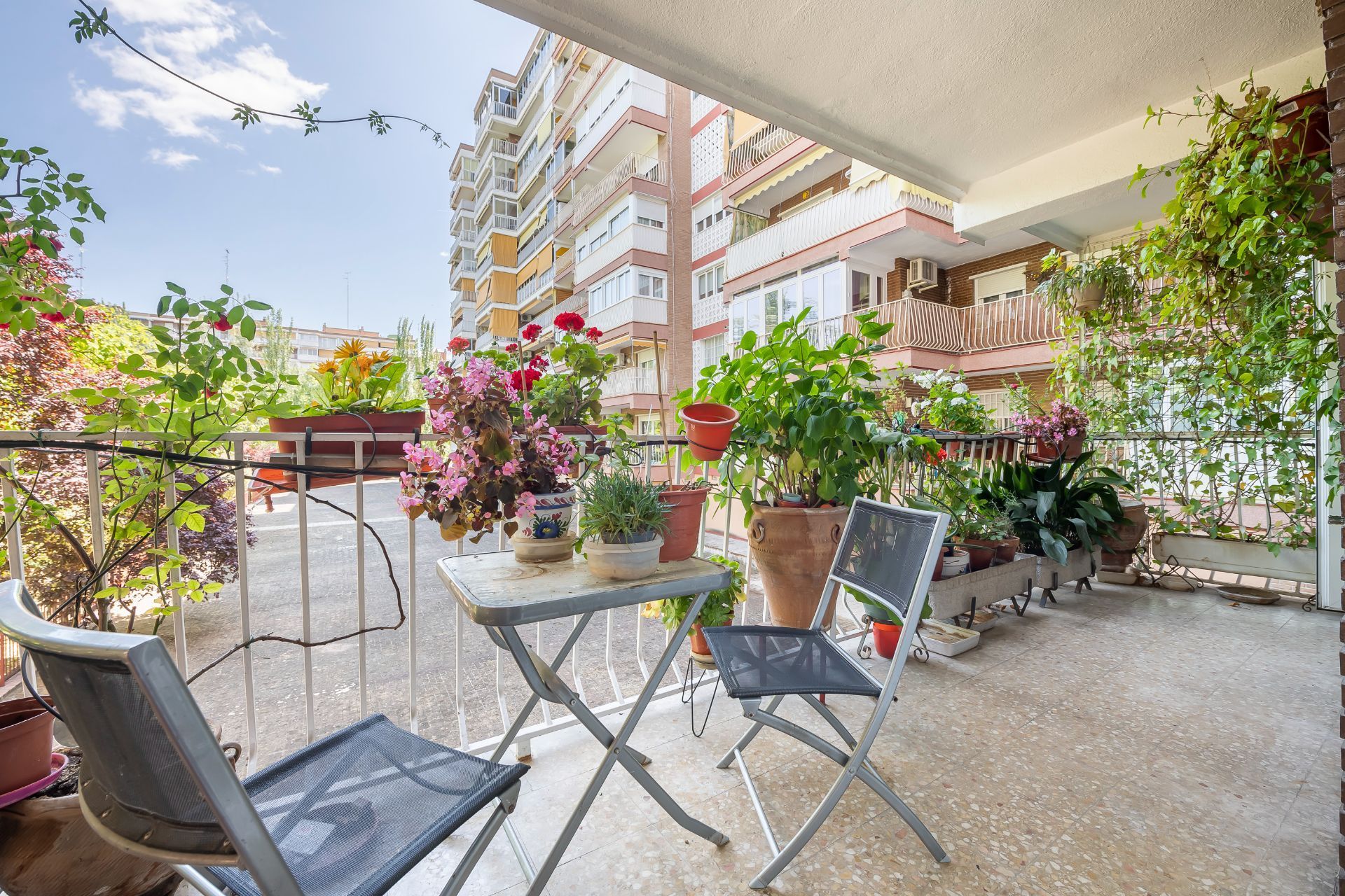 Terrace of Flat for sale in Móstoles  with Heating, Terrace and Community pool