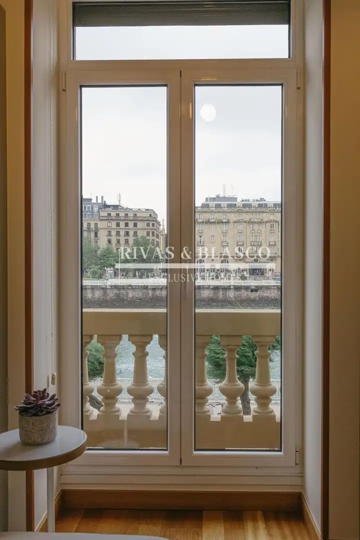 Dormitori de Apartament de lloguer en Donostia - San Sebastián  amb Aire condicionat, Calefacció i Moblat