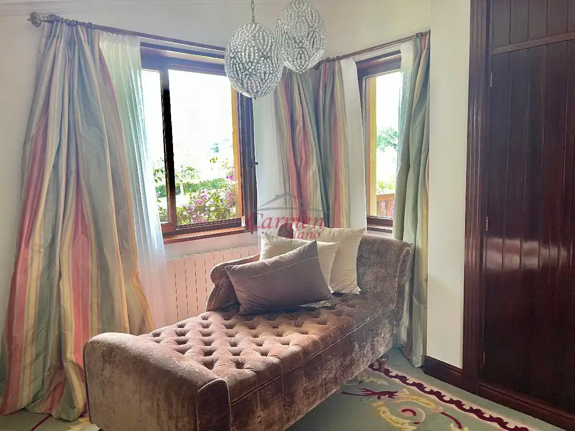 Sala de estar de Casa o chalet en venta en Loiu con Jardín privado, Terraza y Trastero
