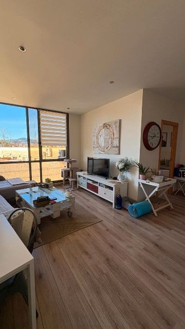 Living room of Apartment for sale in Sant Feliu de Llobregat  with Air Conditioner, Heating and Parquet flooring