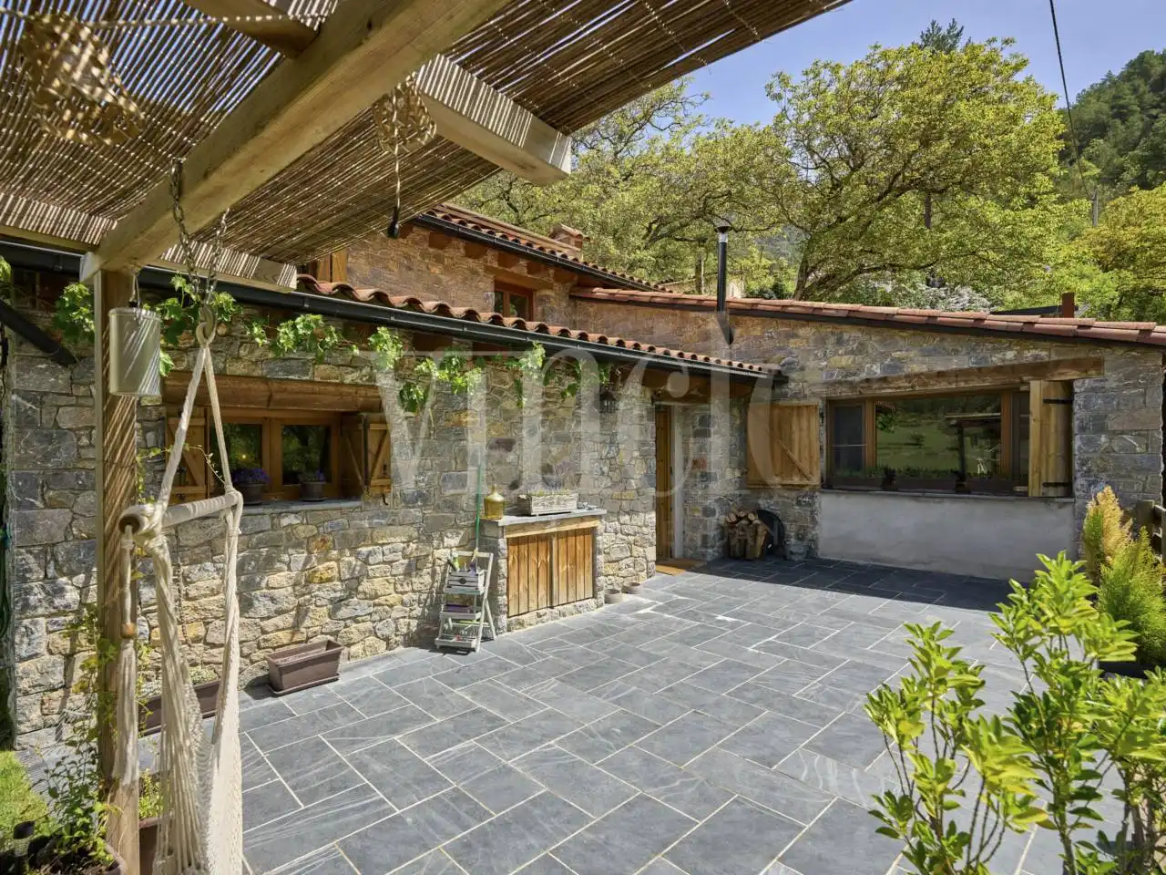 Terraza de Casa o chalet en venta en Arsèguel con Calefacción, Jardín privado y Parquet