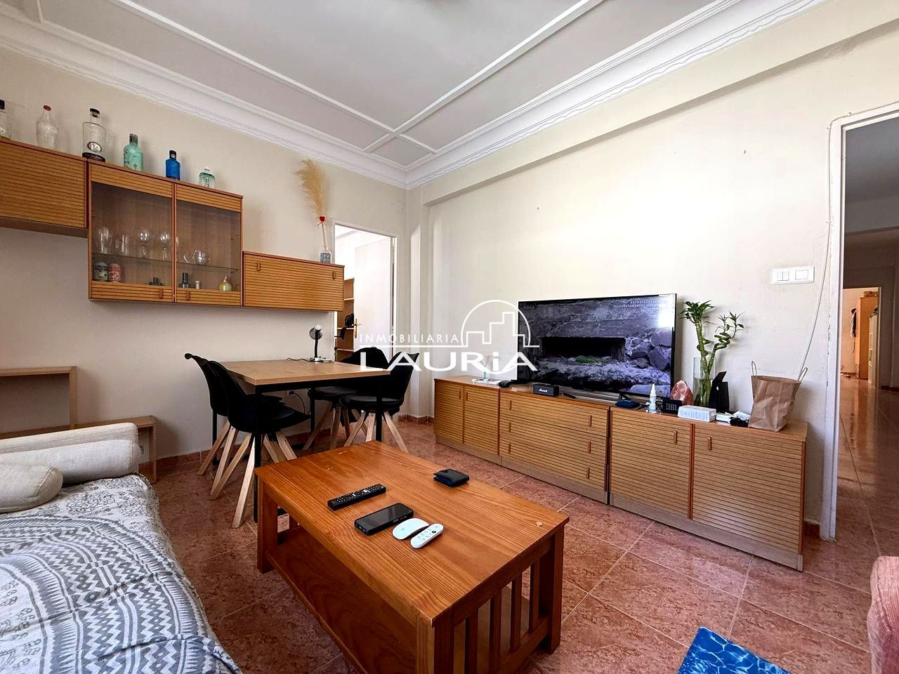 Living room of Flat for sale in  Valencia Capital  with Balcony