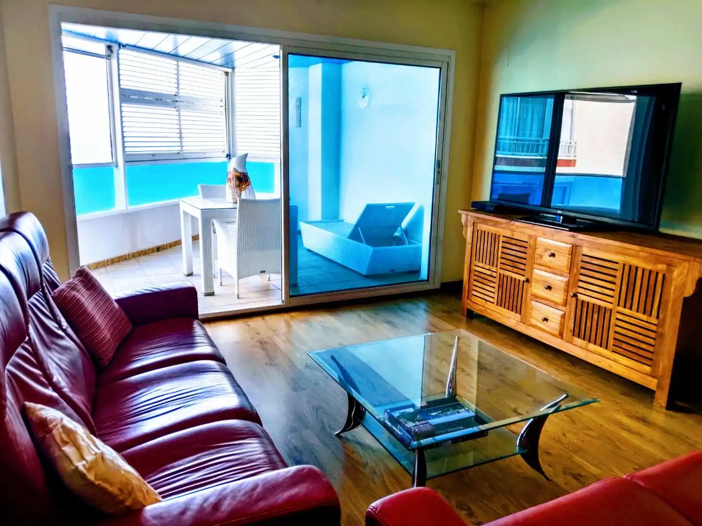 Living room of Flat for rent in Altea  with Air Conditioner, Heating and Private garden