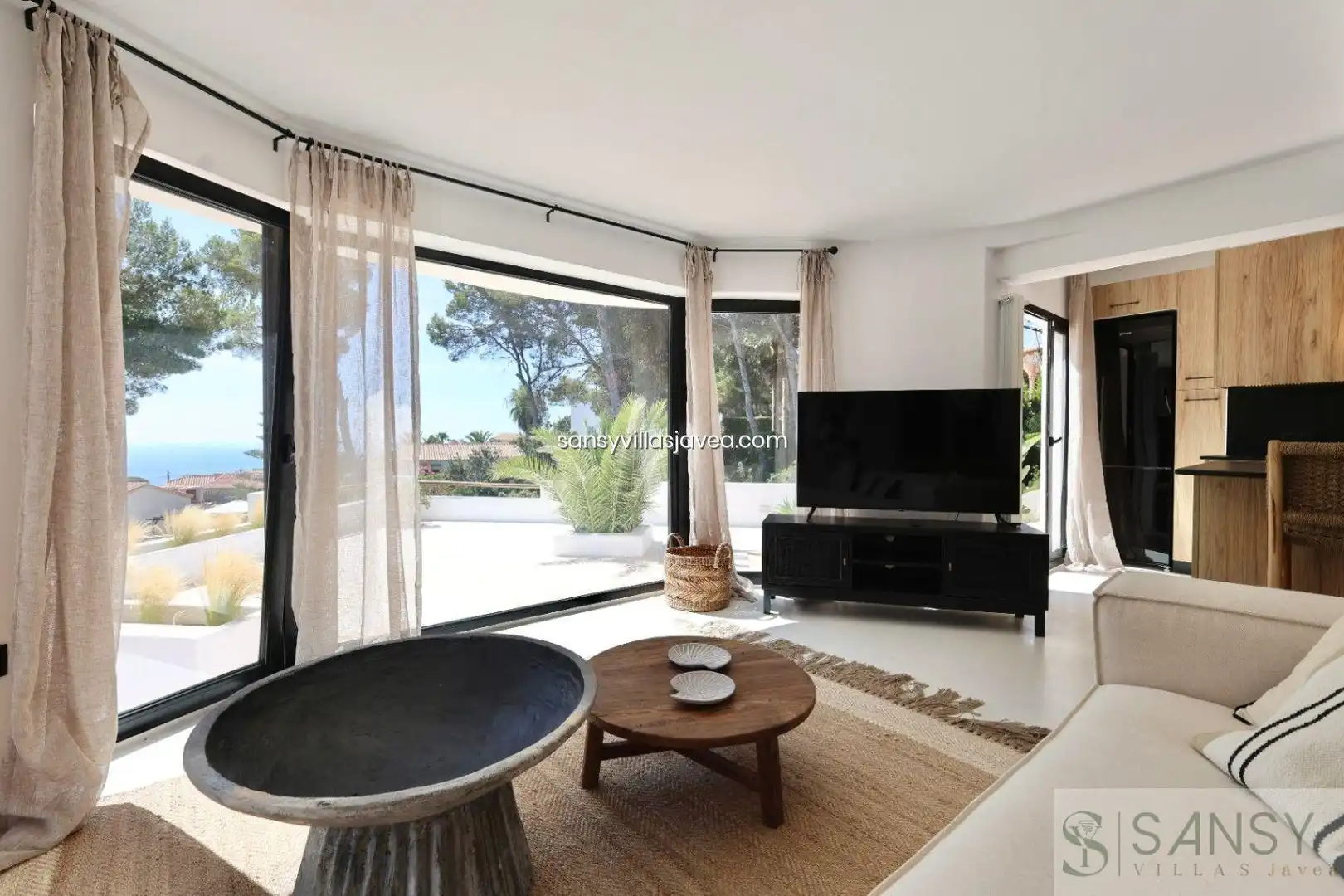 Living room of Houses for sale in Jávea / Xàbia  with Air Conditioner, Storage room and Furnished