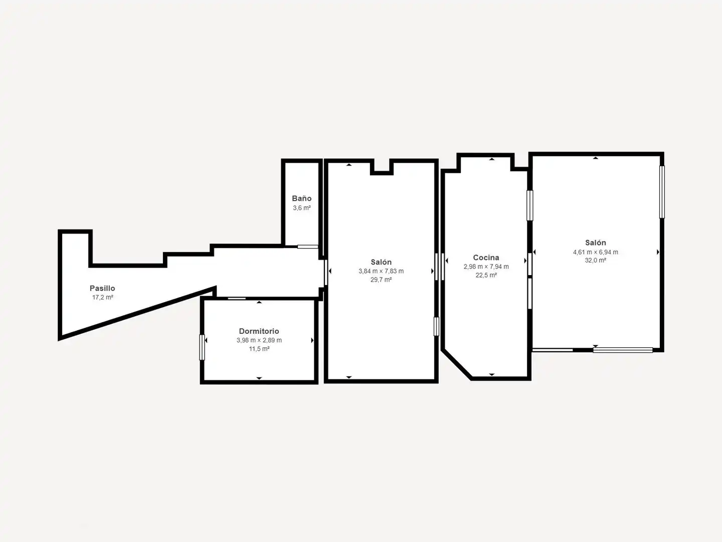 Einfamilien-Reihenhaus zur Miete in Campos mit Klimaanlage, Heizung und Parkett