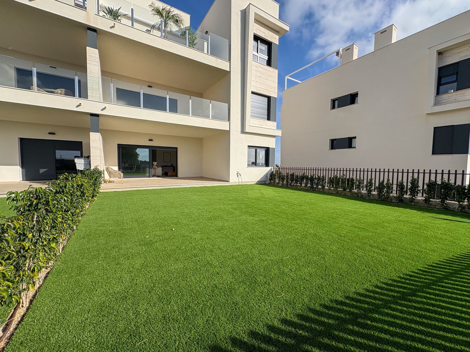 Terrace of Flat for sale in Pilar de la Horadada  with Air Conditioner, Heating and Private garden