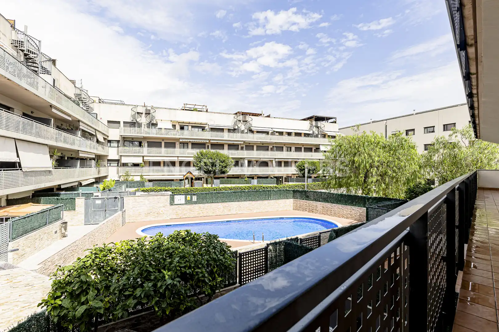 Swimming pool of Flat for sale in El Vendrell  with Air Conditioner, Heating and Private garden