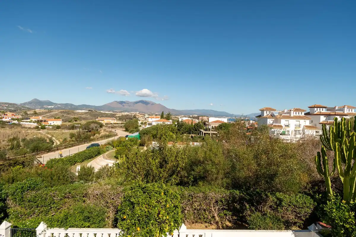 Exterior view of Detached homes for sale in Manilva  with Air Conditioner, Terrace and Community pool