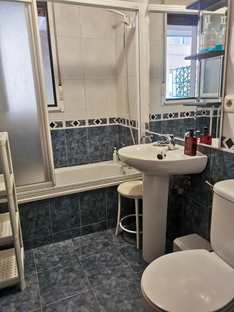 Badezimmer von Wohnungen zur Miete in Salamanca mit Heizung, Parkett und Terrasse