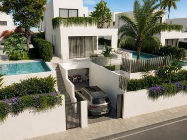 Casa a schiera con piscina in vendita a Golf Bahía