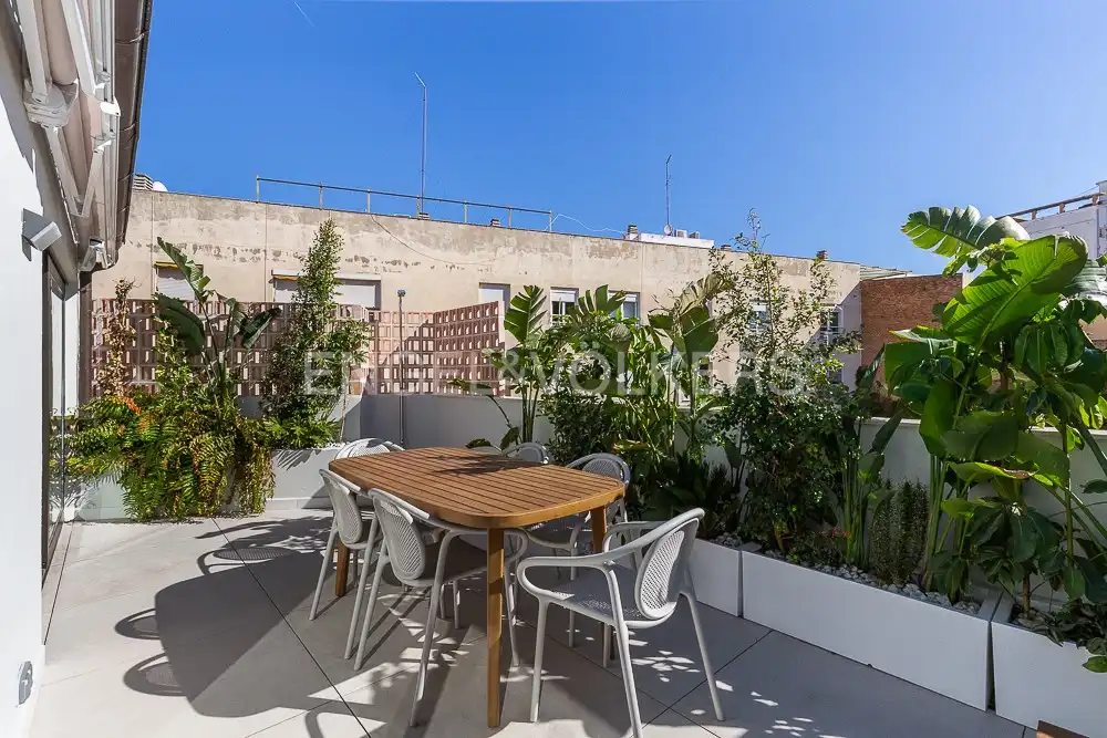 Terraza de Ático de alquiler en Valencia con Aire acondicionado, Calefacción y Terraza