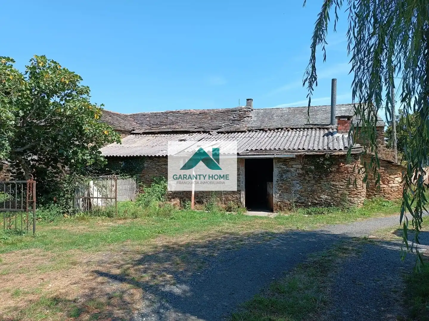 Vista exterior de Casa o chalet en venta en Aranga con Jardín privado