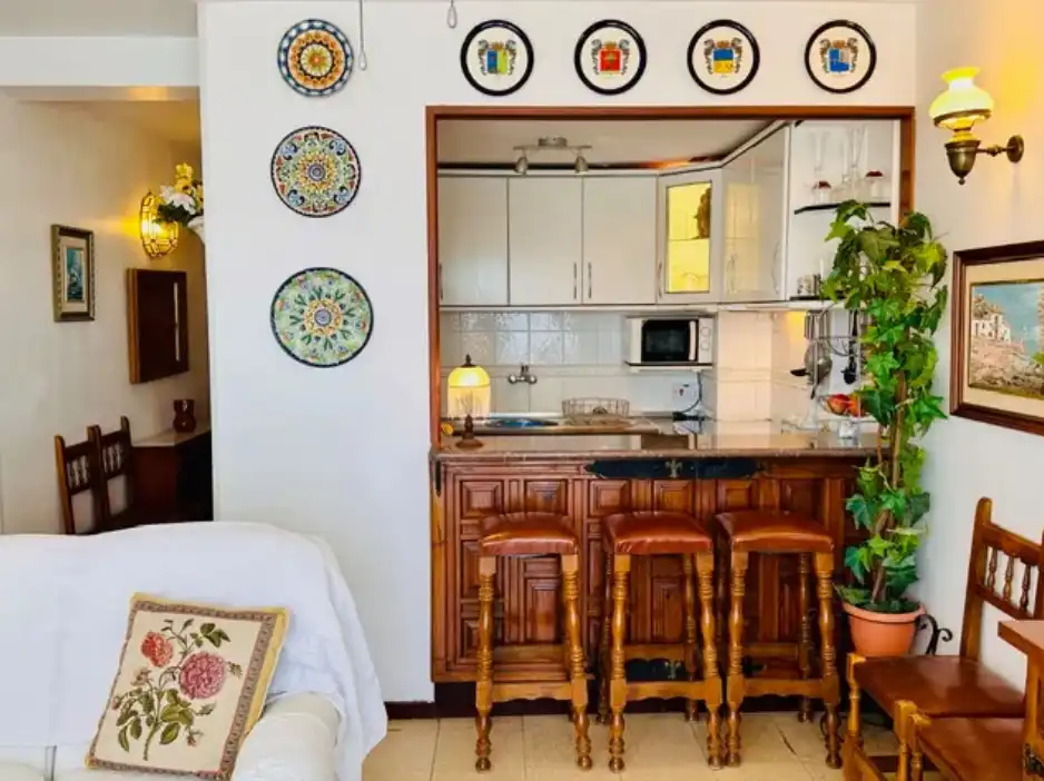 Kitchen of Flat for sale in Torremolinos  with Air Conditioner, Furnished and Community pool