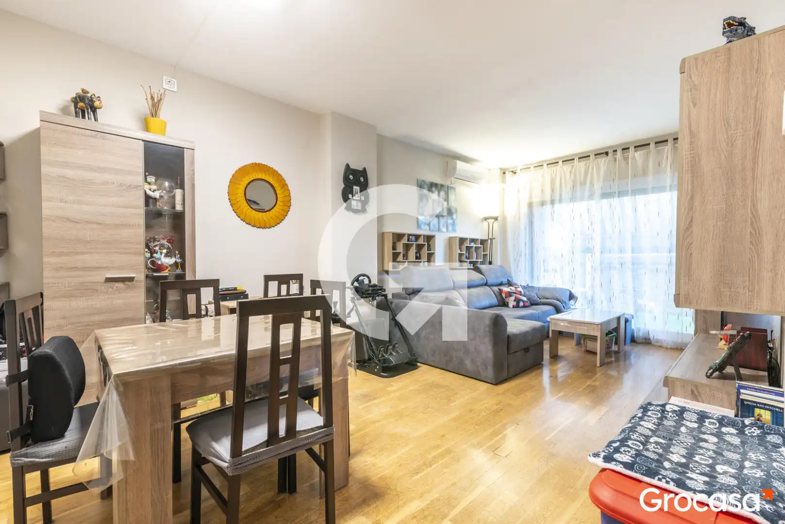 Wohnzimmer von Wohnung zum Verkauf in Cornellà de Llobregat mit Klimaanlage, Heizung und Terrasse