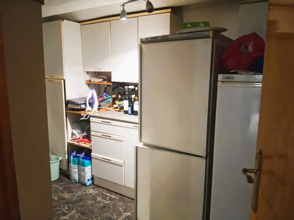 Cocina de Casa o chalet en venta en Calles con Trastero, Amueblado y Horno
