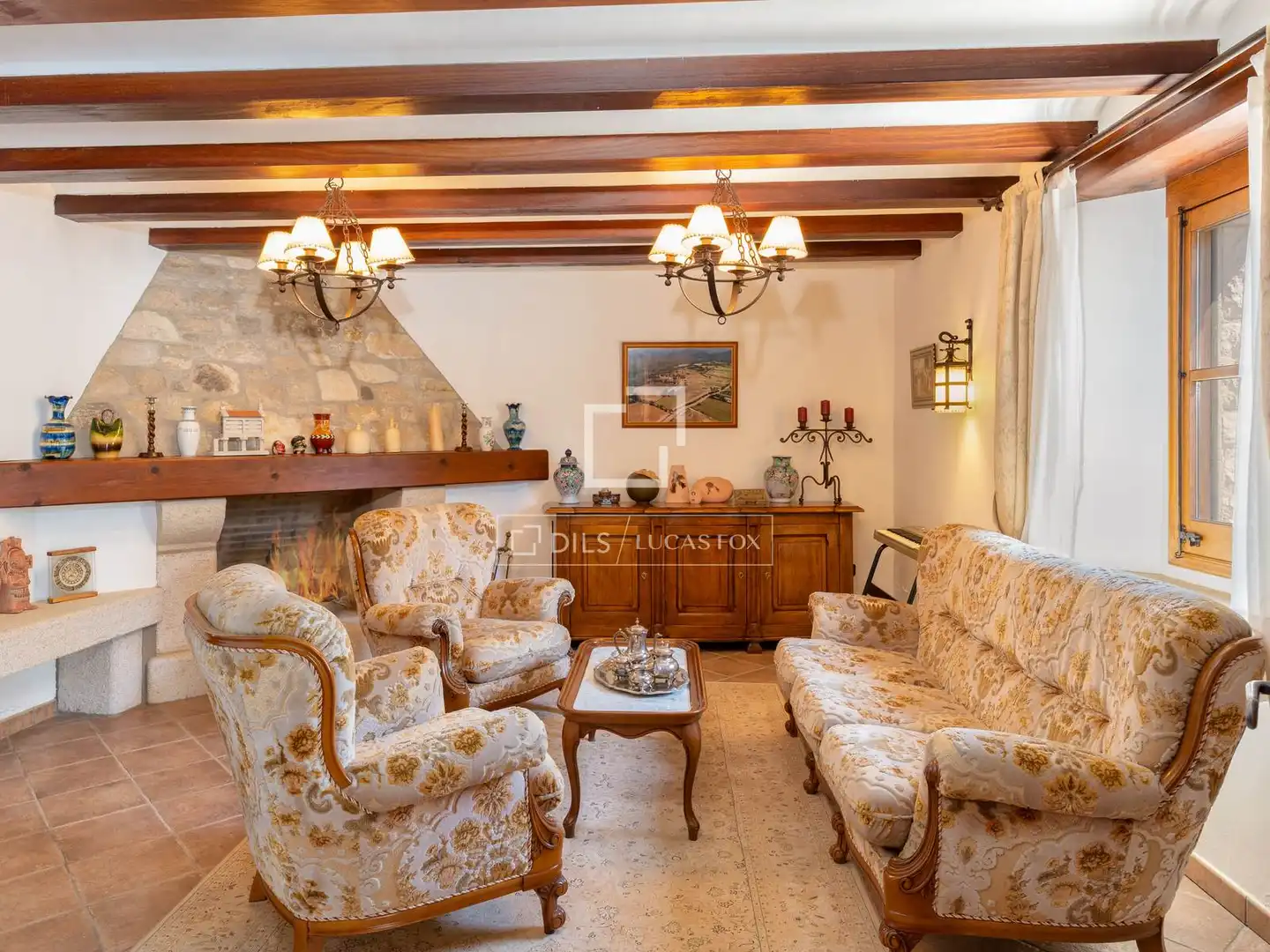 Living room of Country homes for sale in Breda  with Air Conditioner, Heating and Private garden