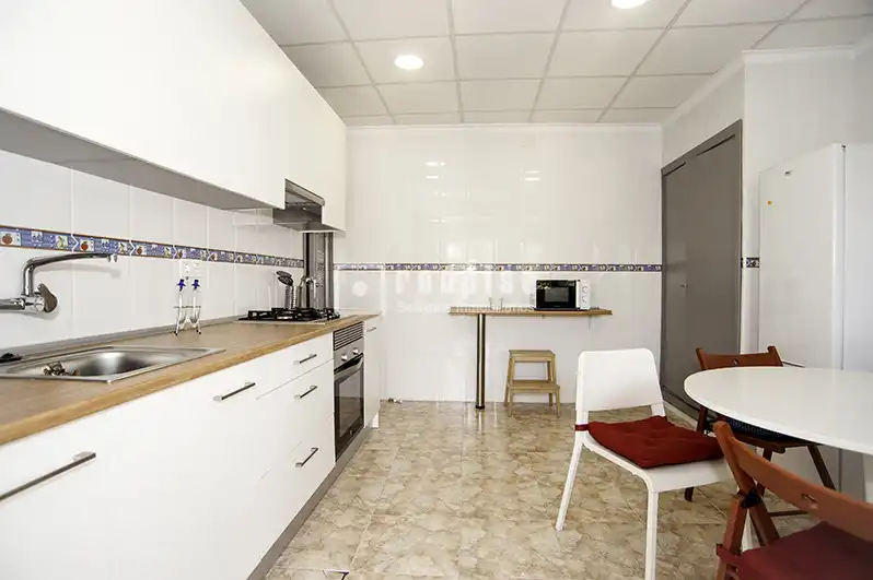 Cocina de Piso de alquiler en Murcia con Terraza y Amueblado