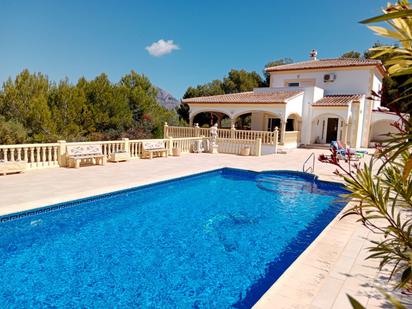 Swimming pool of House or chalet for sale in Jávea / Xàbia  with Air Conditioner, Terrace and Swimming Pool