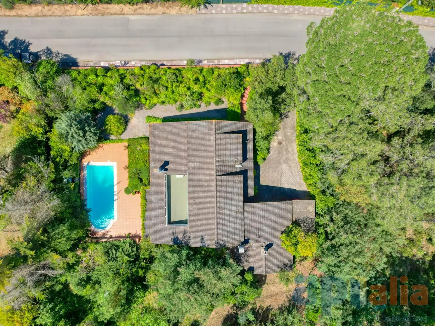 Vista exterior de Casa o xalet en venda en Santa Cristina d'Aro amb Calefacció, Jardí privat i Terrassa