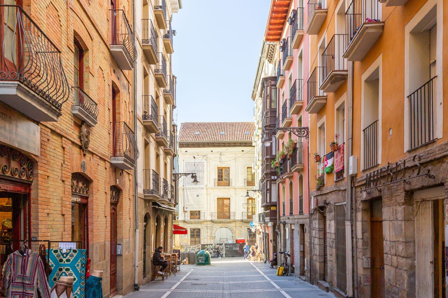 Exterior view of Flat for sale in  Pamplona / Iruña  with Heating, Furnished and Home automation