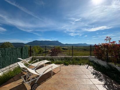 Terrace of Single-family semi-detached for sale in Jaca  with Heating, Private garden and Parquet flooring