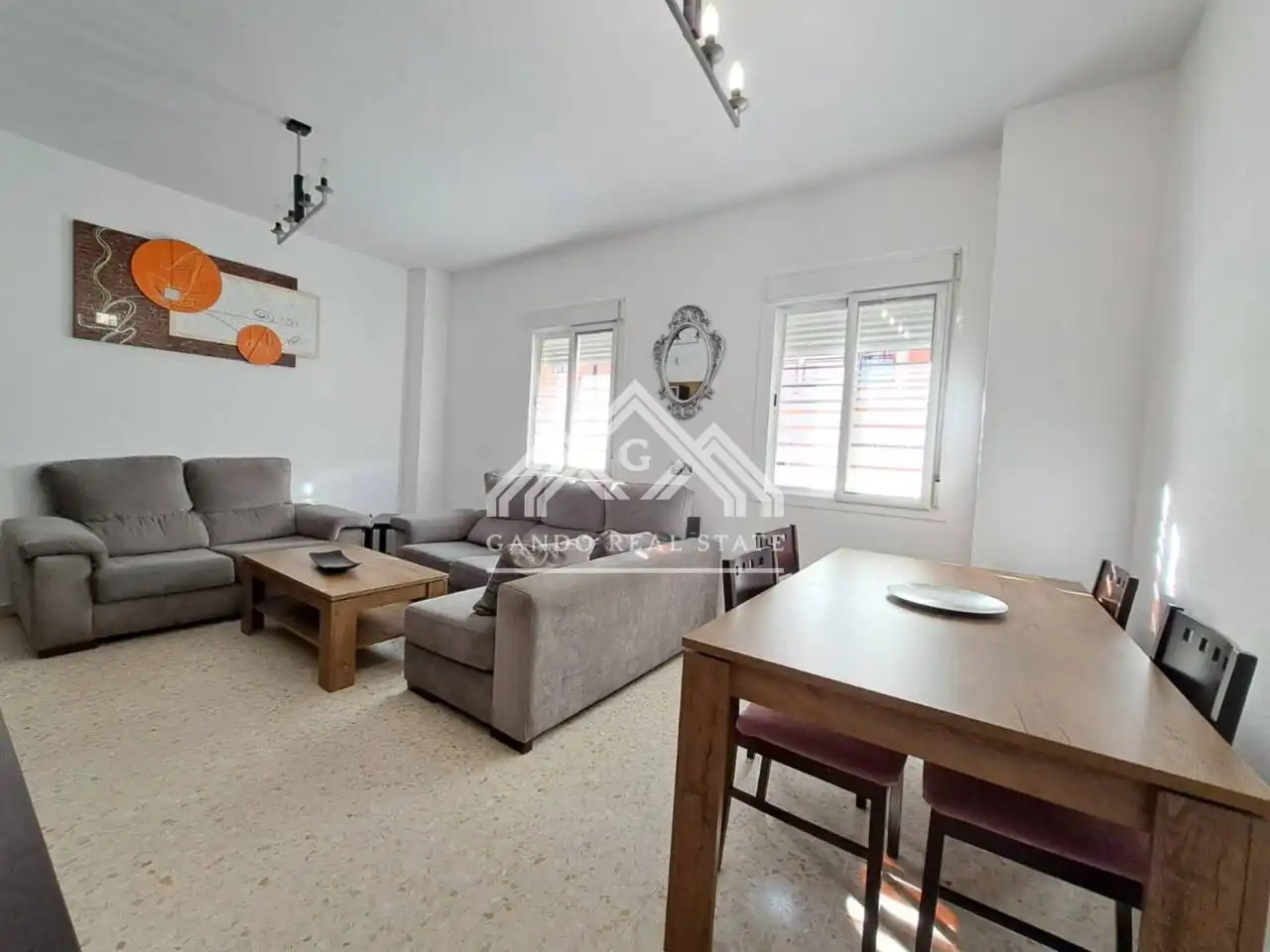 Sala de estar de Piso de alquiler en Dos Hermanas con Aire acondicionado y Amueblado