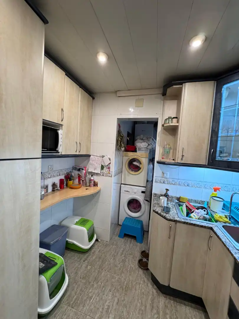 Küche von Wohnung zum Verkauf in Badalona mit Heizung, Möbliert und Ofen