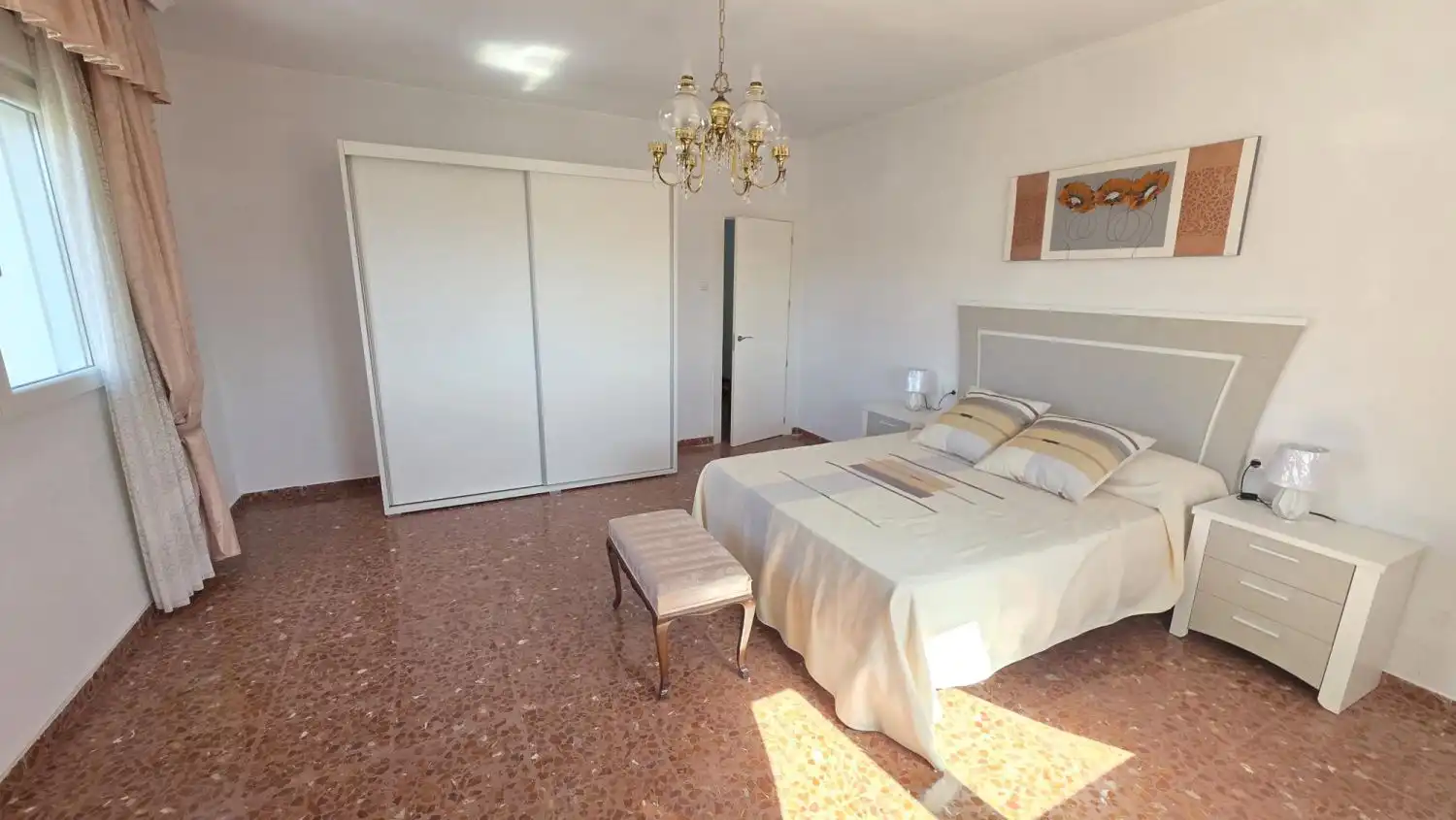 Bedroom of Flat for rent in Las Gabias  with Terrace and Furnished
