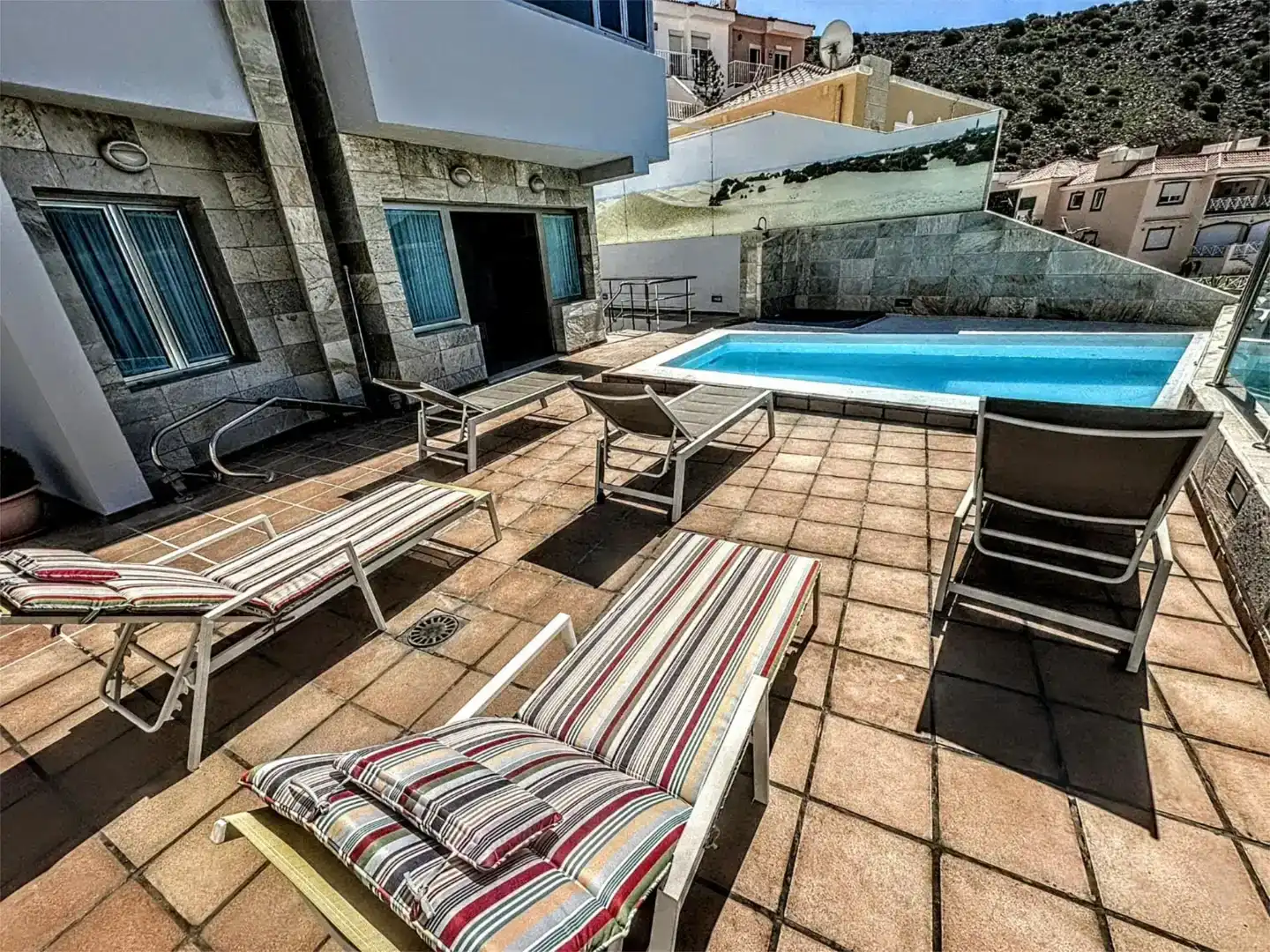 Terraza de Casa o chalet de alquiler en Mogán con Piscina y Balcón