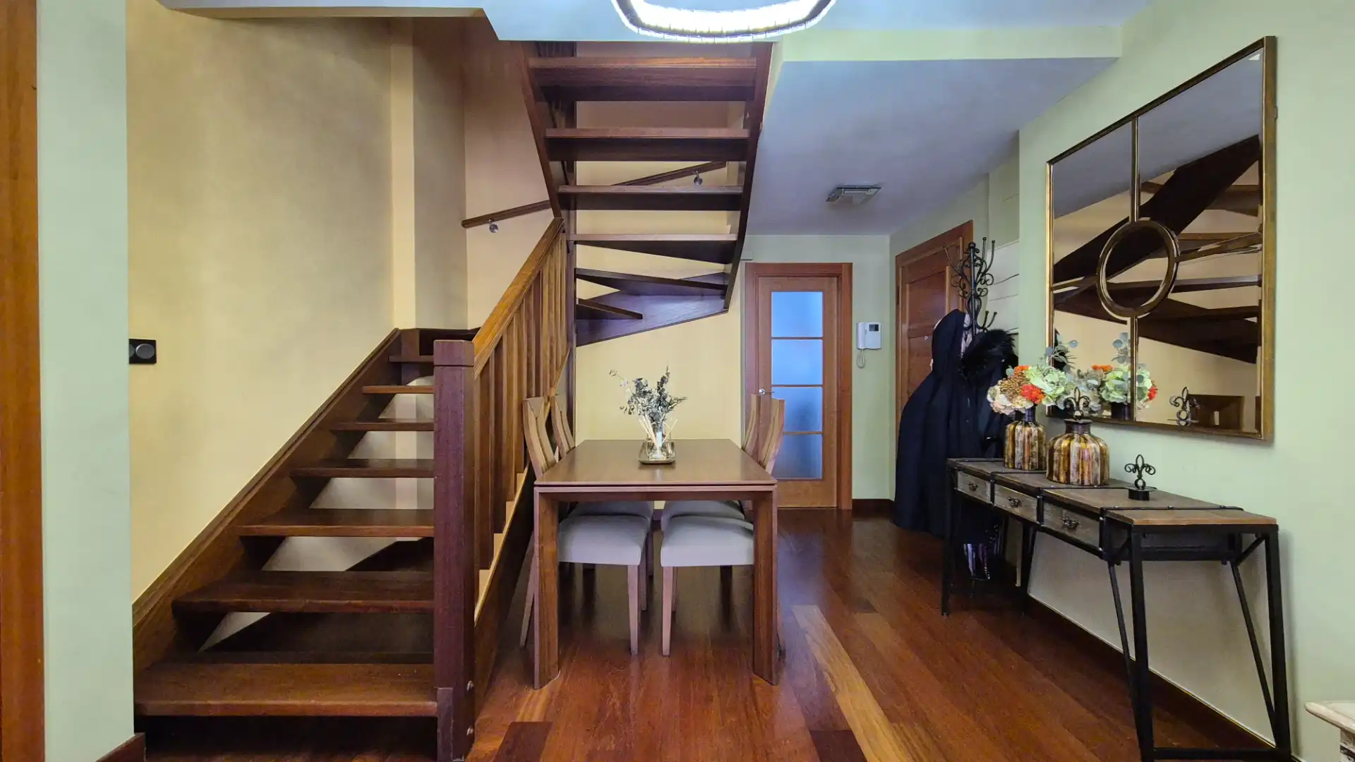 Dining room of Duplexes for sale in Palencia  with Heating, Parquet flooring and Storage room