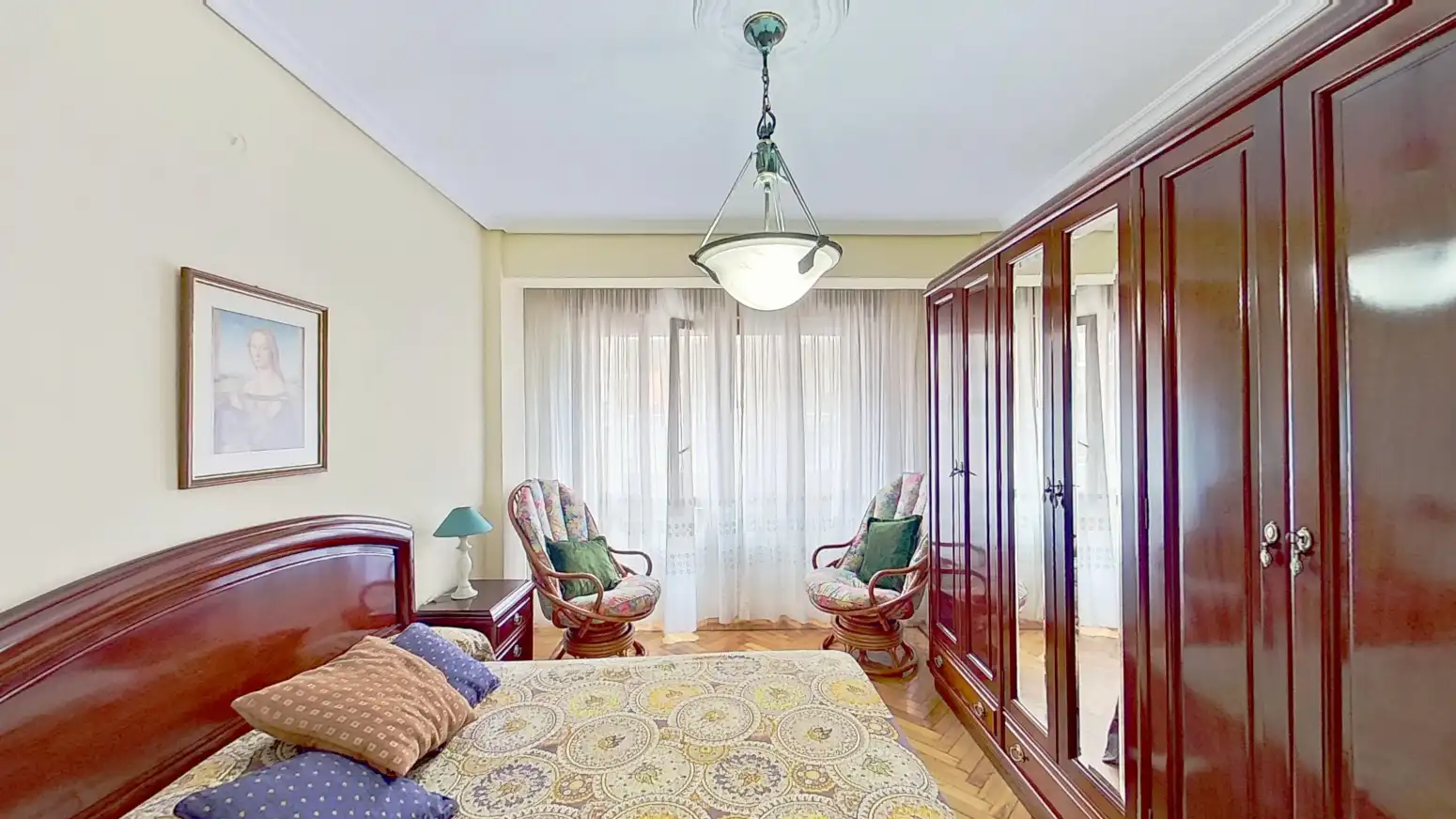 Bedroom of Flat for sale in Torrelavega   with Heating, Parquet flooring and Storage room