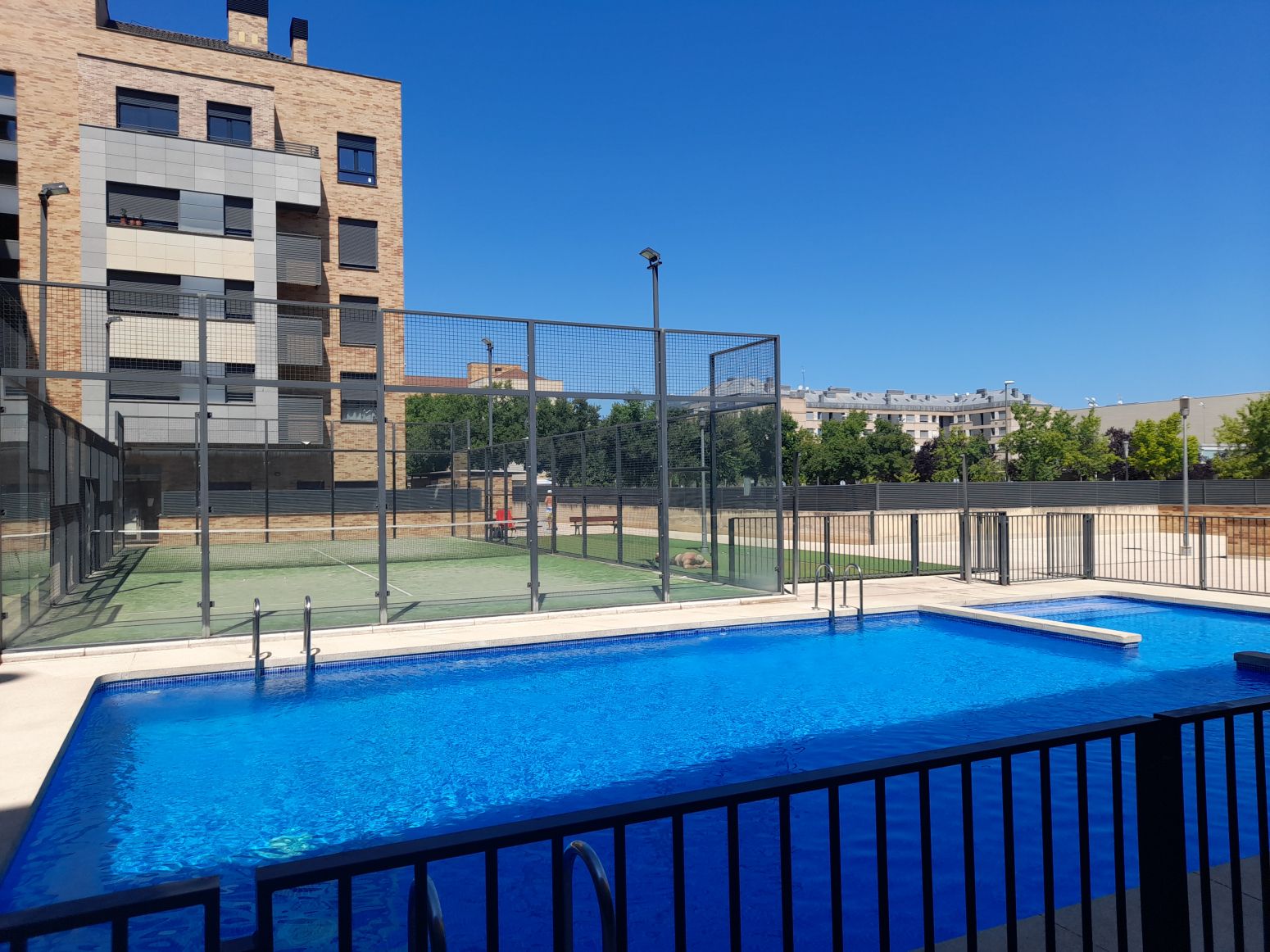 Swimming pool of Flat for sale in  Logroño  with Heating, Storage room and Swimming Pool