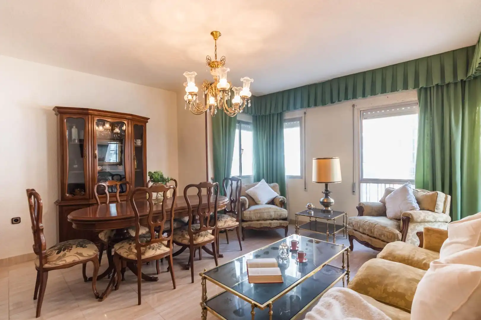 Sala de estar de Piso en venta en Cartagena con Aire acondicionado, Amueblado y Balcón